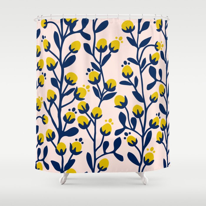 Garden Dreamer: Flower Buds Shower Curtain