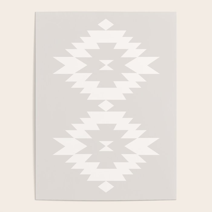 Southwestern Minimalism - Neutral Off White Poster