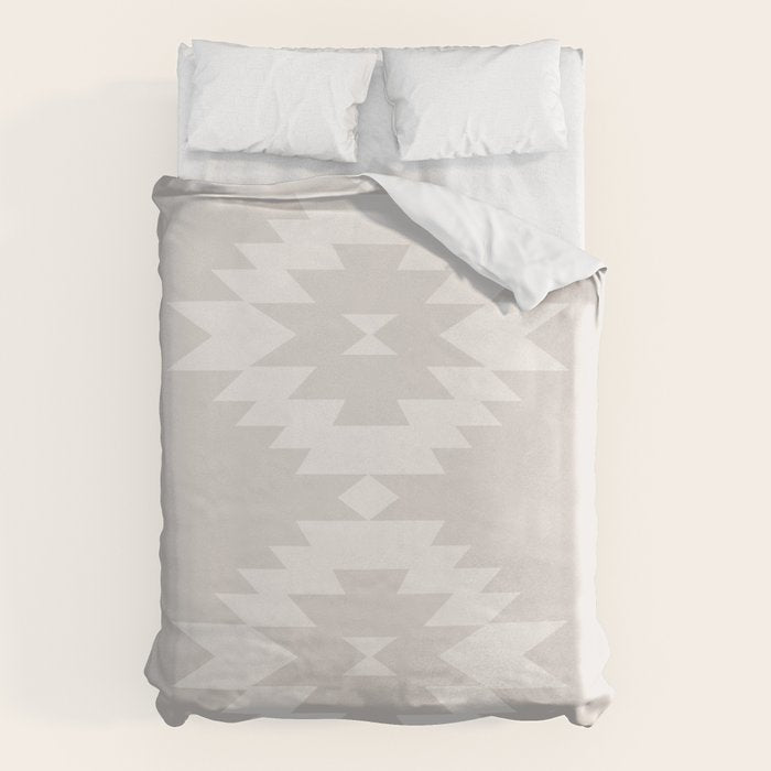 Southwestern Minimalism - Neutral Off White Duvet Cover