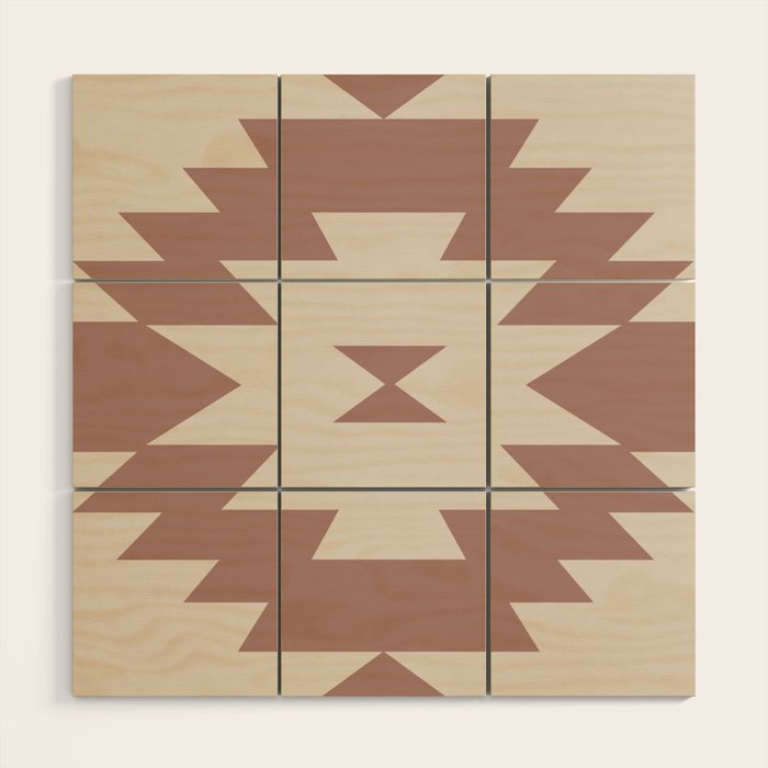 Southwestern Minimalism - Neutral Rose Beige Wood Wall Art