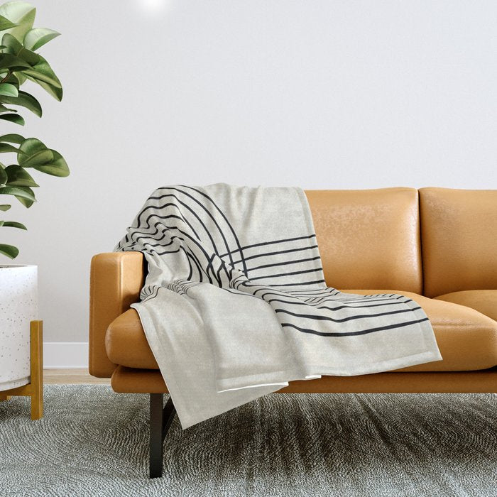 Arch Duo 2 Mid Century Modern Throw Blanket