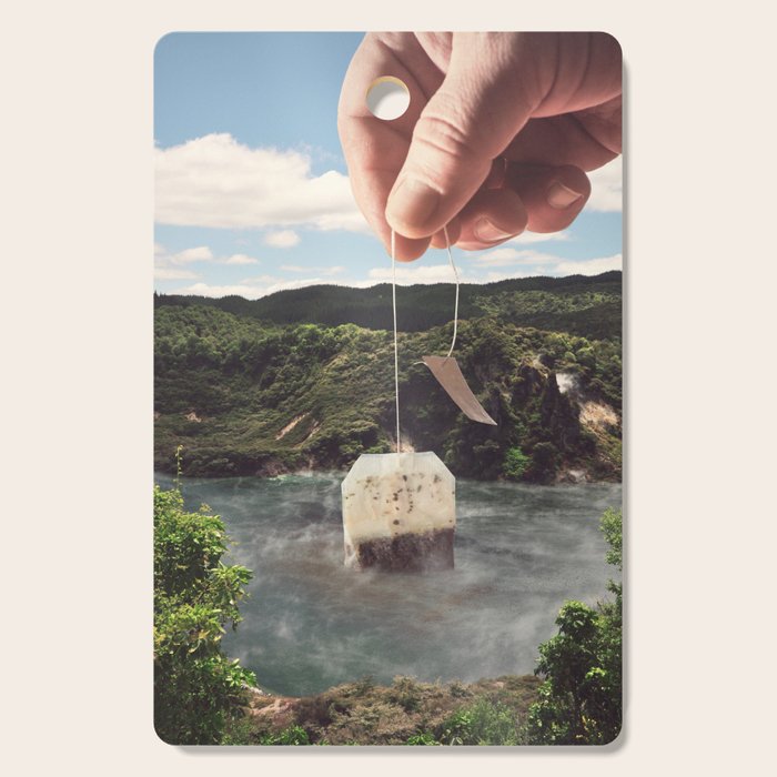 Lake Afternoon Tea - Teabag Cutting Board