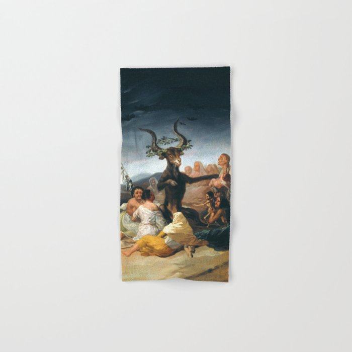 The Sabbath Of Witches Goya Painting Bath Towel