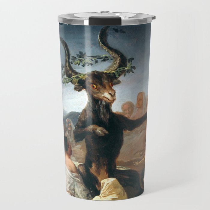 The Sabbath Of Witches Goya Painting Travel Mug