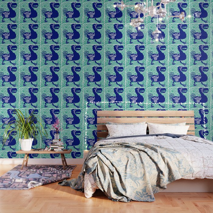 William De Morgan "Dodo Bird" 1. Wallpaper