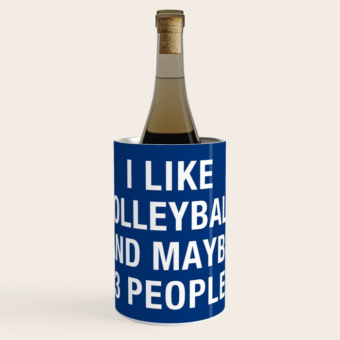 I Like Volleyball And Maybe 3 People Wine Chiller