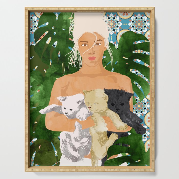 Morocco Vacay #Illustration #Painting Serving Tray