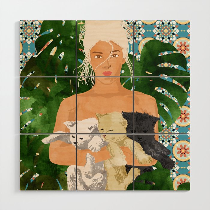 Morocco Vacay #Illustration #Painting Wood Wall Art