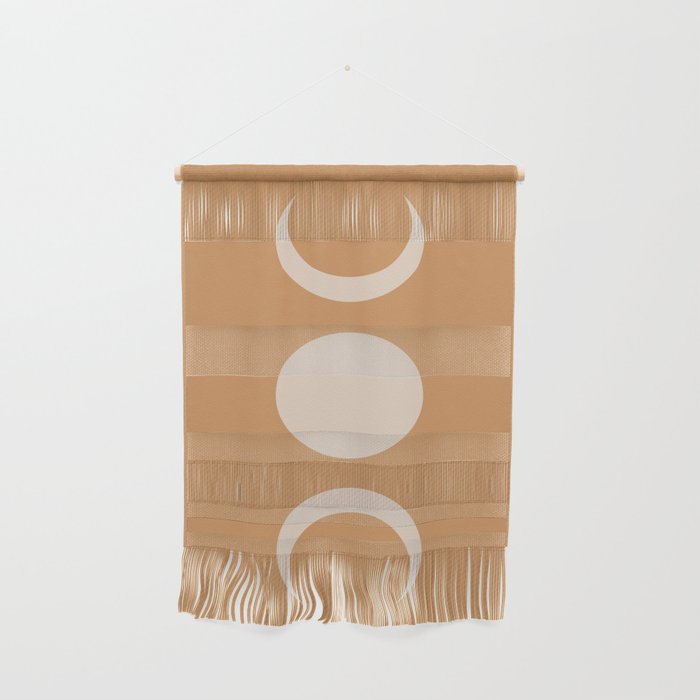 Moon Shapes Minimalism - Desert Sand Wall Hanging