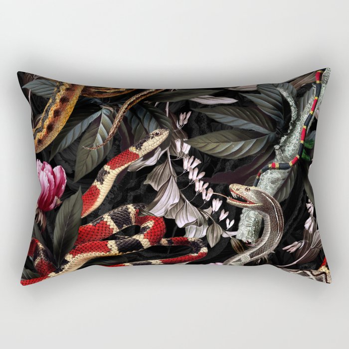 Dangers In The Forest Ix Rectangular Pillow