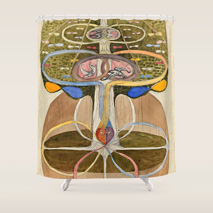 Hilma Af Klint "Tree Of Knowledge No. 1" Shower Curtain