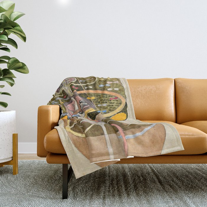 Hilma Af Klint "Tree Of Knowledge No. 1" Throw Blanket