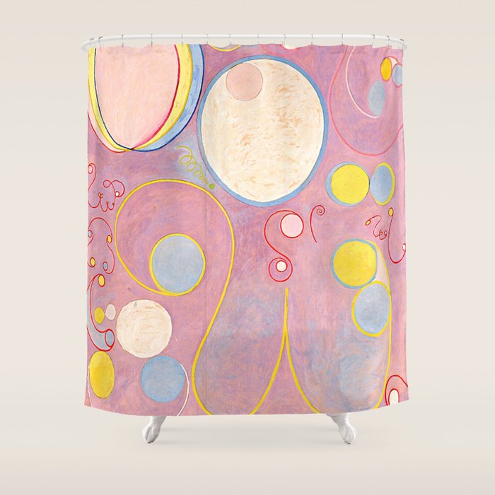 Hilma Af Klint "The Ten Largest, No. 08, Adulthood, Group Iv" Shower Curtain