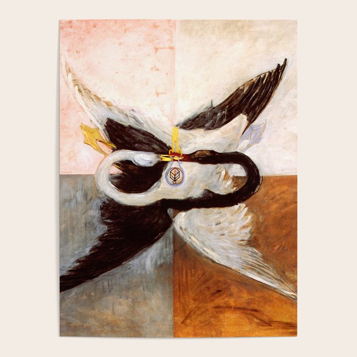Hilma Af Klint "The Swan, No. 24, Group Ix-Suw, 1915" Poster