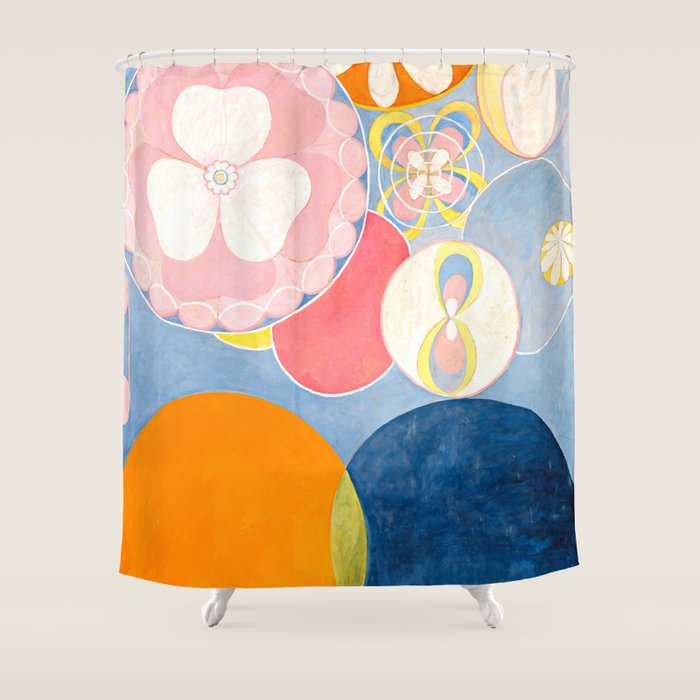 Hilma Af Klint "The Ten Largest, No. 02, Childhood, Group Iv" Shower Curtain