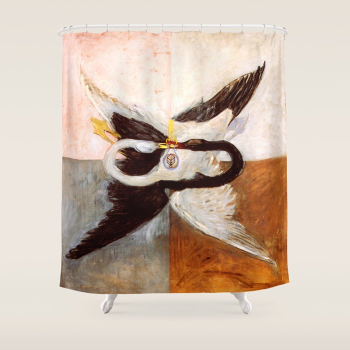 Hilma Af Klint "The Swan, No. 24, Group Ix-Suw, 1915" Shower Curtain