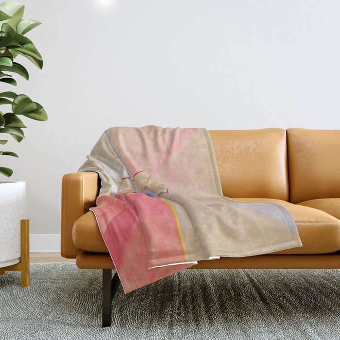 Hilma Af Klint "The Swan, No. 11, Group Ix-Suw" Throw Blanket