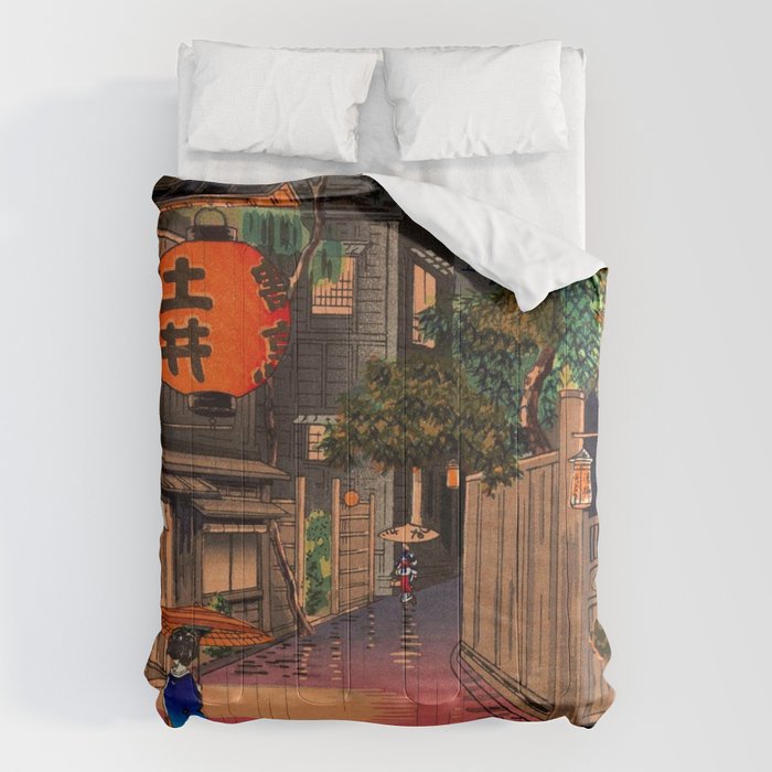 Evening At Ushigome By Tsuchiya Koitsu Comforter