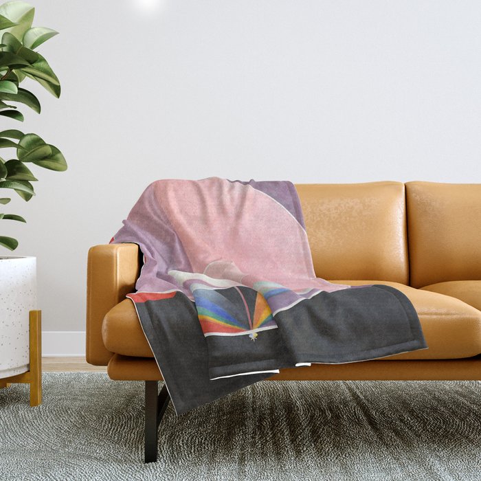 Hilma Af Klint "The Dove, No. 02, Group Ix-Uw, No. 26" Throw Blanket
