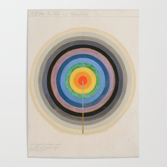 Hilma Af Klint "Series Viii. Picture Of The Starting Point (1920)" Poster