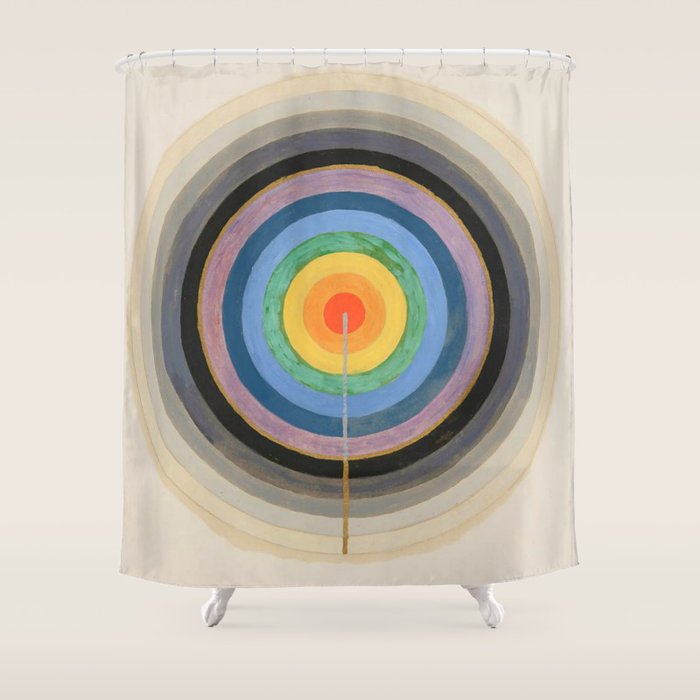 Hilma Af Klint "Series Viii. Picture Of The Starting Point (1920)" Shower Curtain