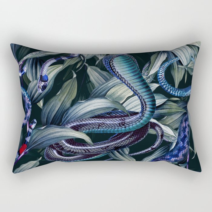 Dangers In The Forest Viii Rectangular Pillow
