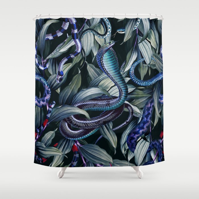 Dangers In The Forest Viii Shower Curtain