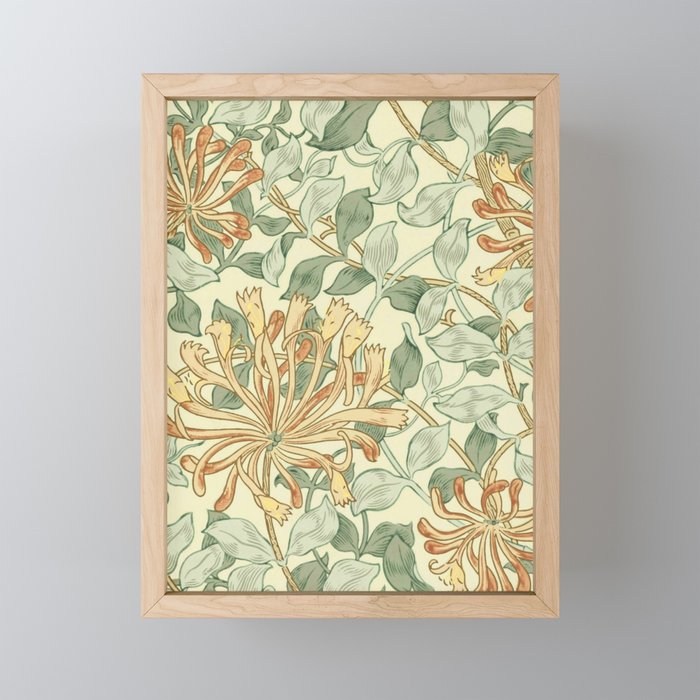 William Morris "Honeysuckle" 3. Mini Art Print