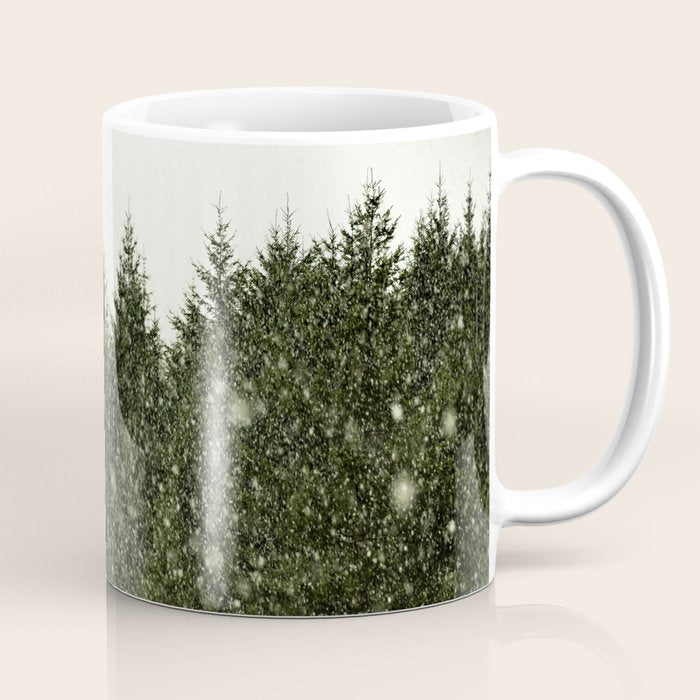 Winter Woods Pacific Northwest - Wanderlust Adventure Coffee Mug