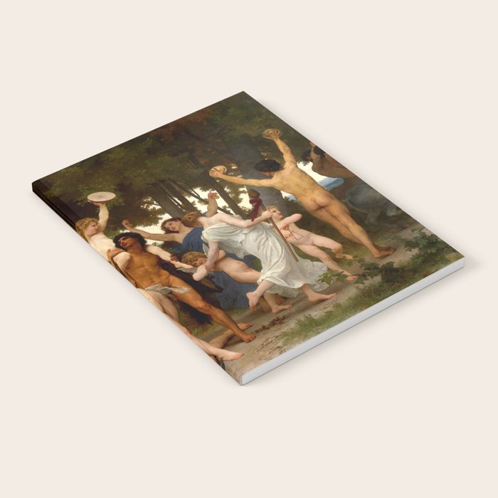 William-Adolphe Bouguereau "The Youth Of Bacchus" Notebook