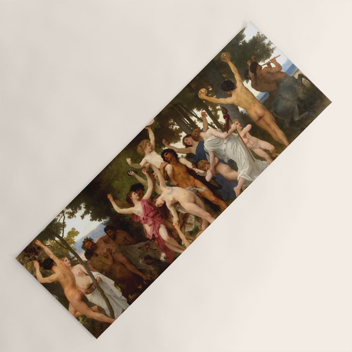 William-Adolphe Bouguereau "The Youth Of Bacchus" Yoga Mat