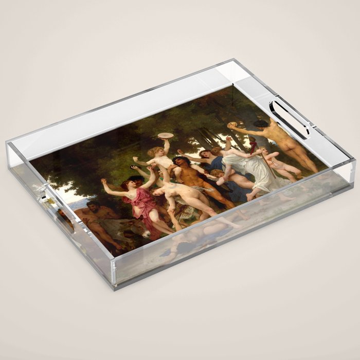William-Adolphe Bouguereau "The Youth Of Bacchus" Acrylic Tray