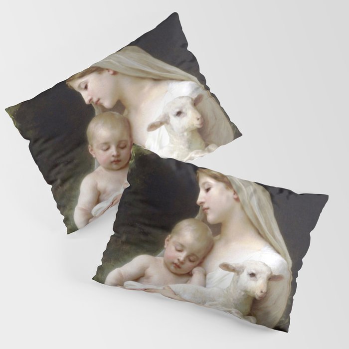 William-Adolphe Bouguereau "L'Innocence (Innocence)"(1893) Pillow Sham