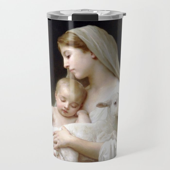 William-Adolphe Bouguereau "L'Innocence (Innocence)"(1893) Travel Mug