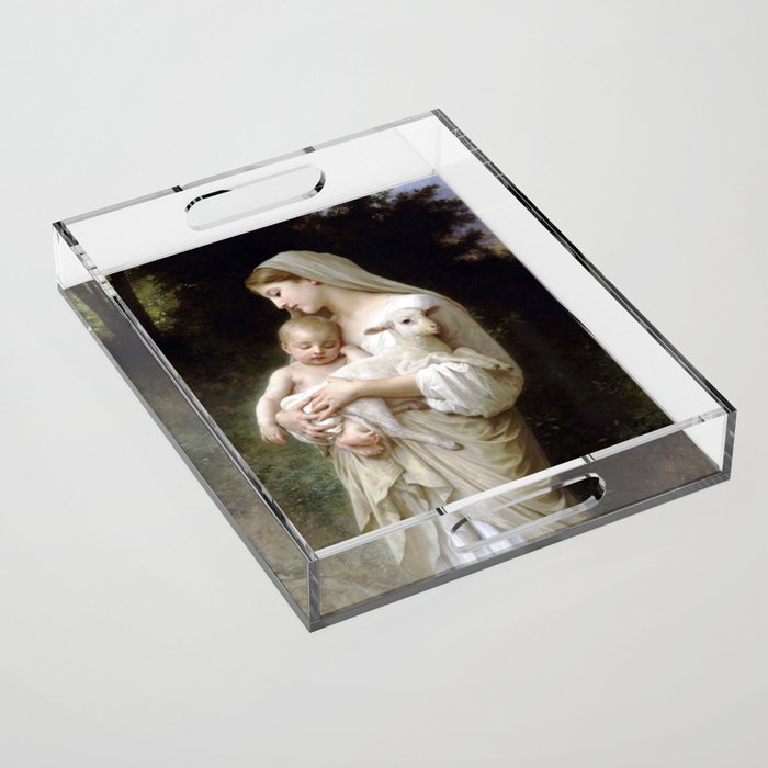 William-Adolphe Bouguereau "L'Innocence (Innocence)"(1893) Acrylic Tray