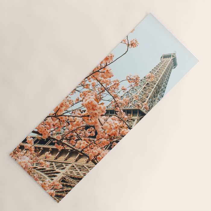 Paris In Spring | Travel Photography Eifel Tower | Wonder Building Architecture Love Yoga Mat
