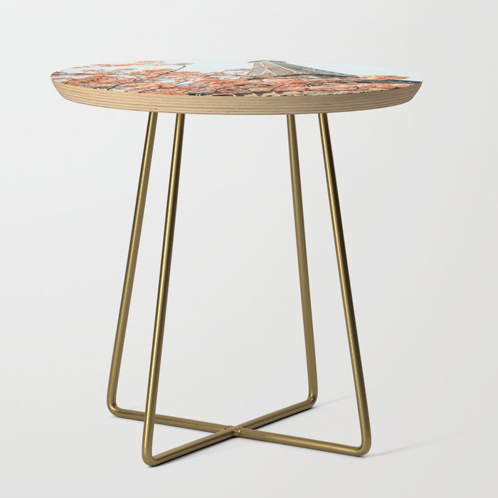 Paris In Spring | Travel Photography Eifel Tower | Wonder Building Architecture Love Side Table