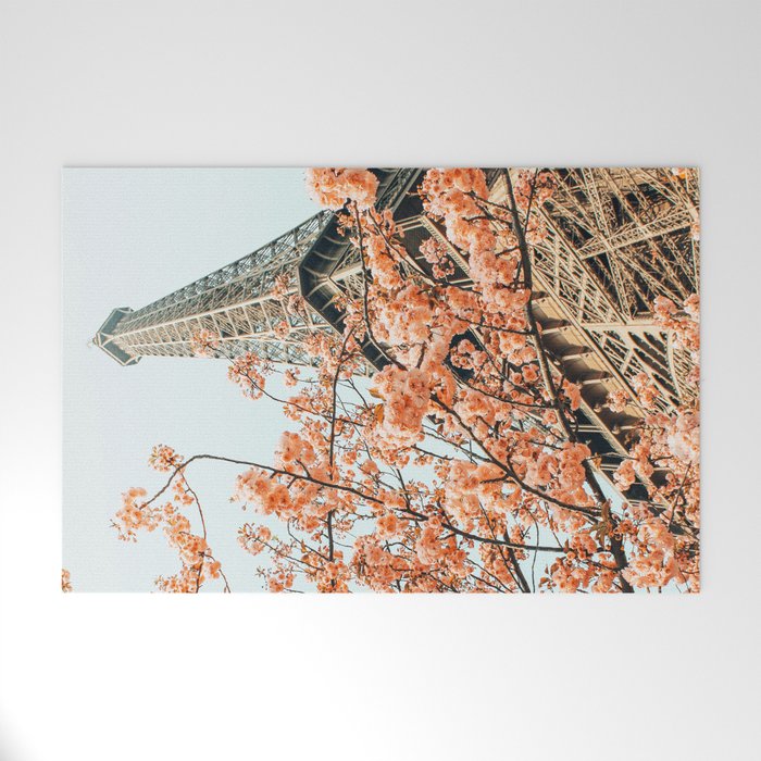 Paris In Spring | Travel Photography Eifel Tower | Wonder Building Architecture Love Welcome Mat