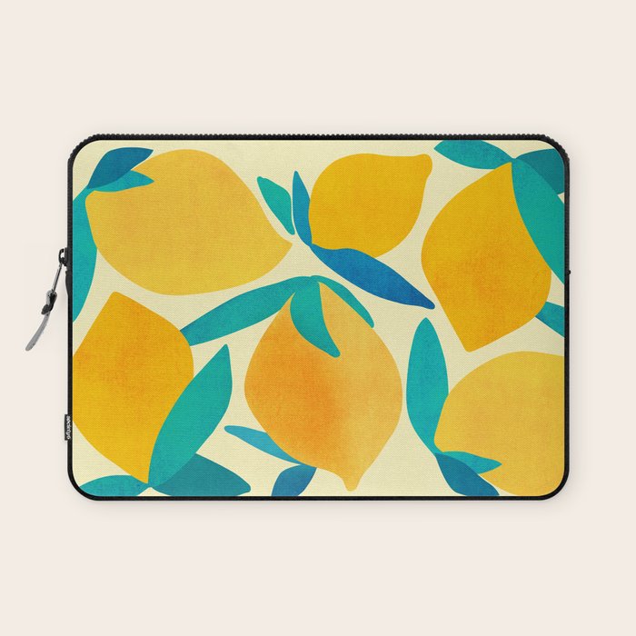 Mangoes - Tropical Fruit Illustration Laptop Sleeve