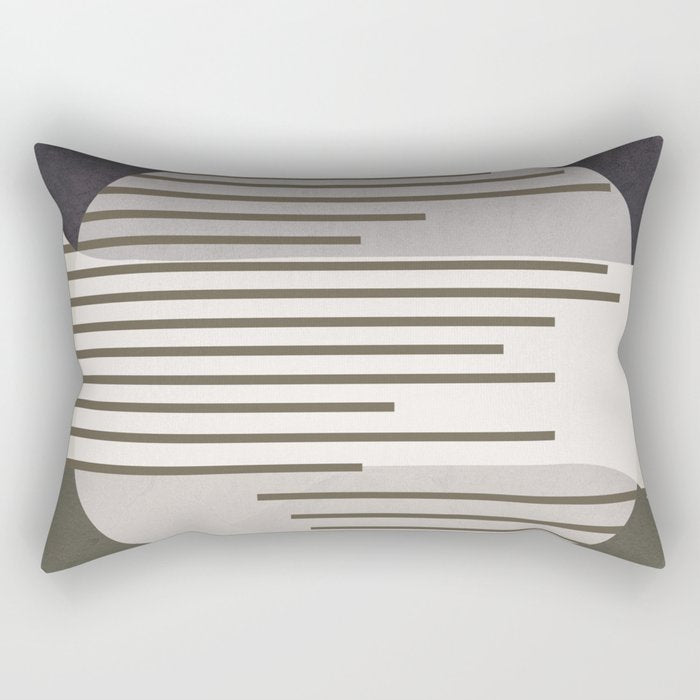 Abstract Geometric Art 50 Rectangular Pillow