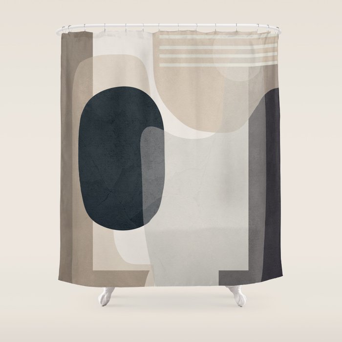 Abstract Geometric Art 52 Shower Curtain