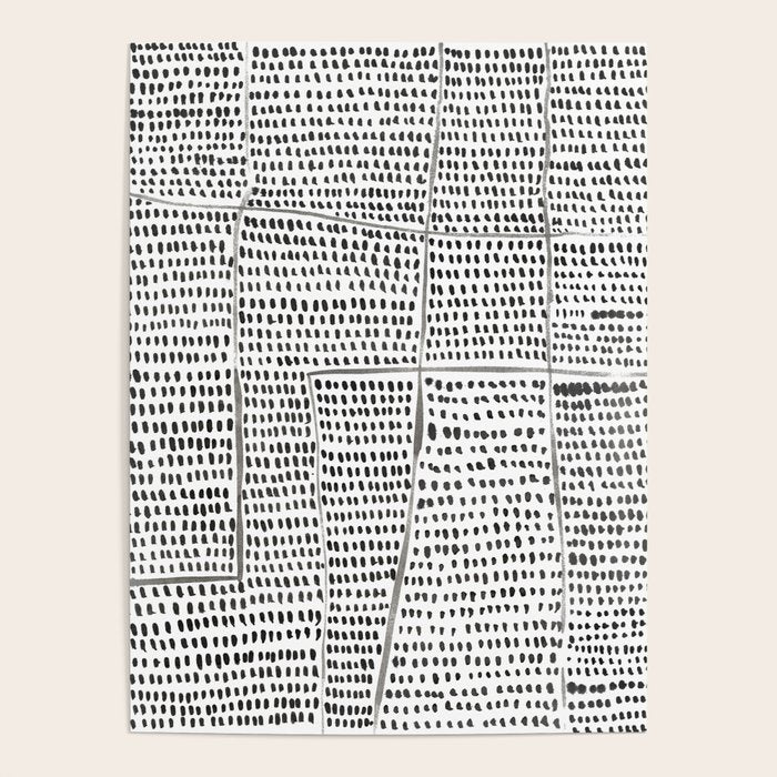 Categorize Print In Black And White Poster