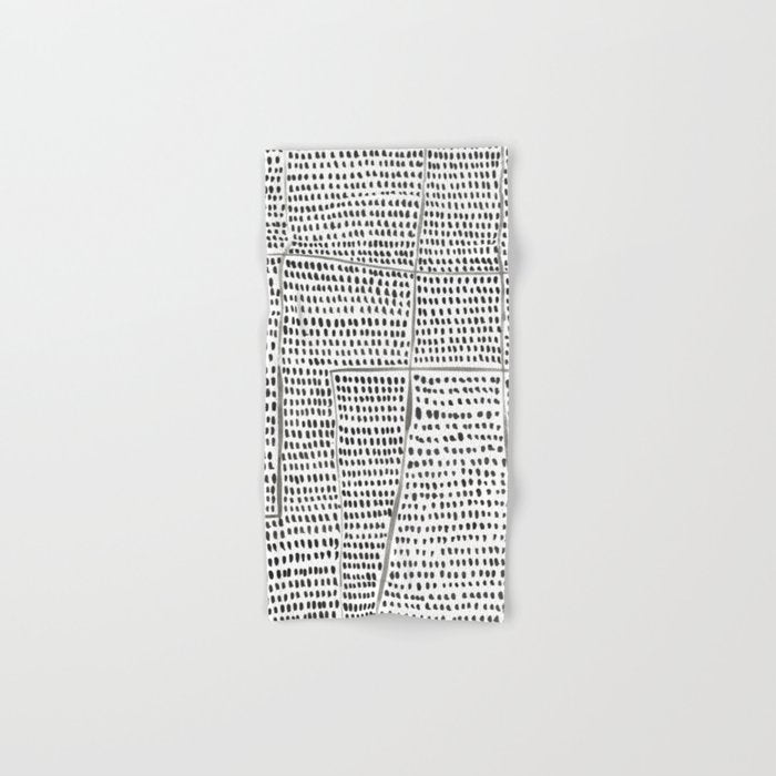 Categorize Print In Black And White Bath Towel