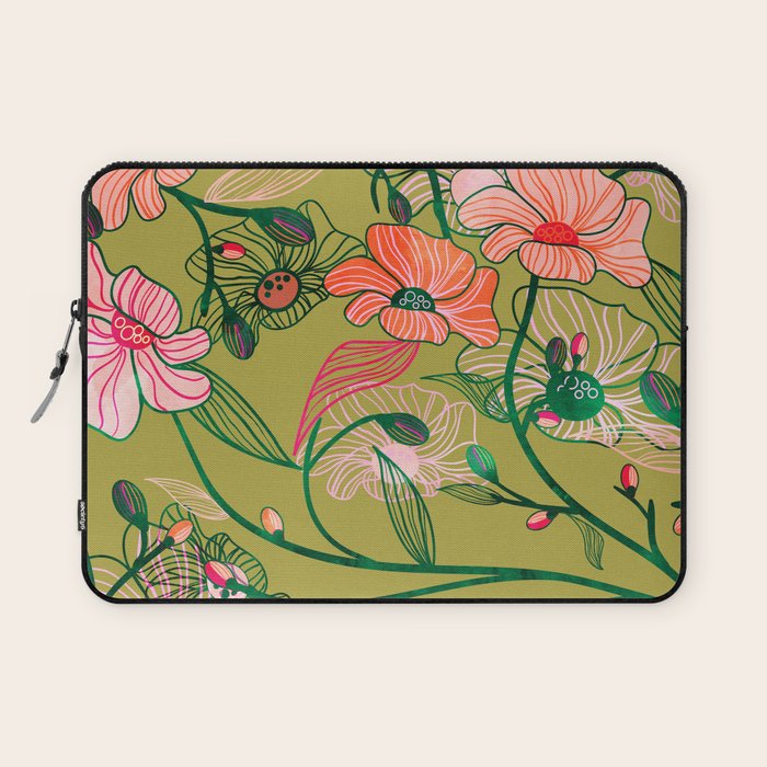 Twinning #Illustration #Pattern Laptop Sleeve