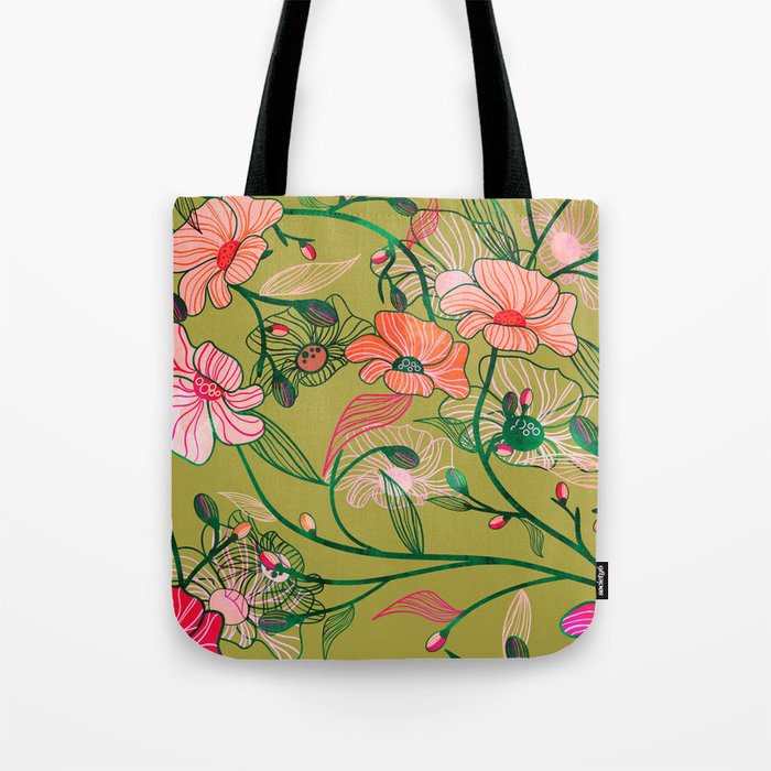 Twinning #Illustration #Pattern Tote Bag