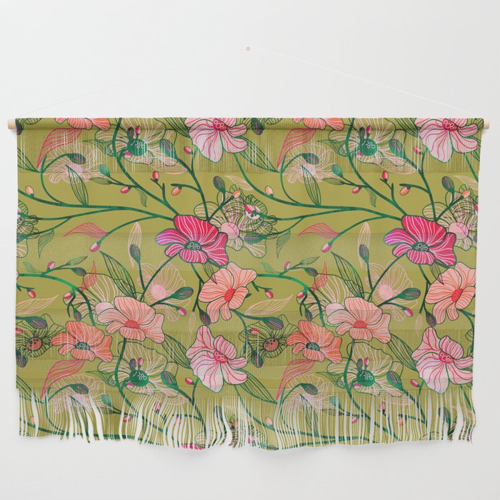 Twinning #Illustration #Pattern Wall Hanging