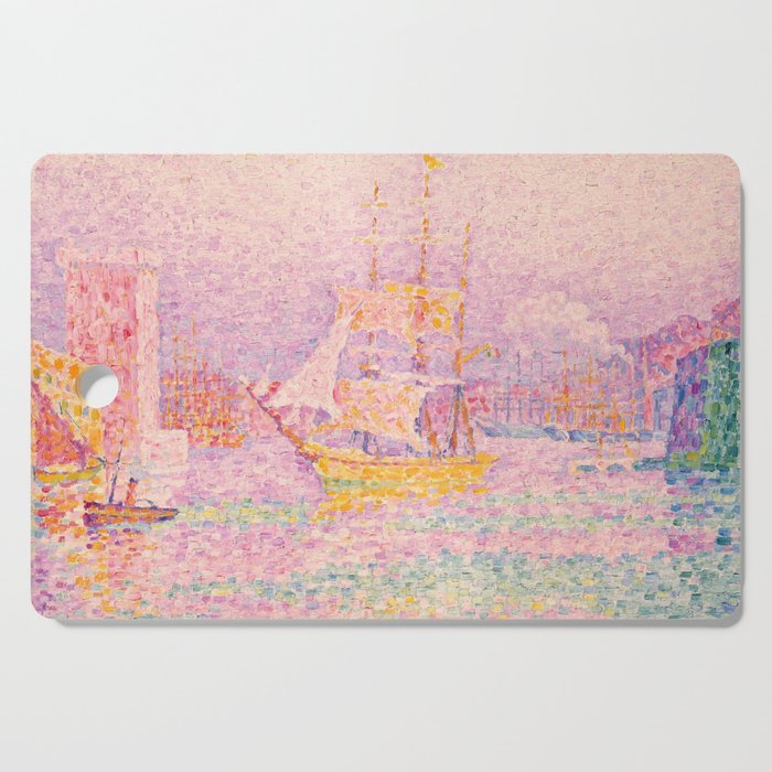 Paul Signac "Harbour At Marseilles" Cutting Board