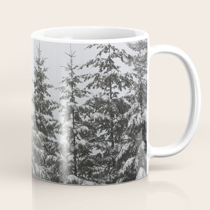 Winter Forest Fir Tree Snow Ii - Nature Photography Coffee Mug