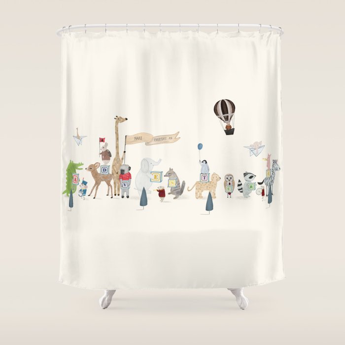 Make Everyday An Adventure Shower Curtain