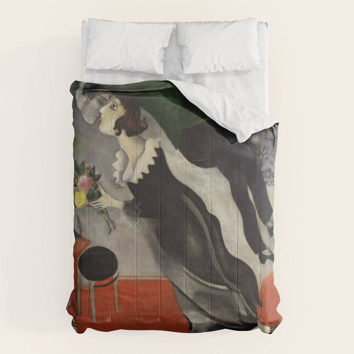 Marc Chagall, The Birthday 1915 Artwork, Posters Tshirts Prints Bags Men Women Kids Comforter